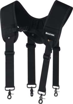 Сумка для инструментов KRAFTOOL Подтяжки для инструментов KS-1 4 черный/желтый