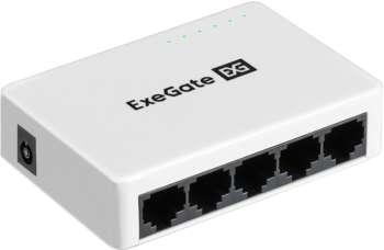 Коммутатор EXEGATE EDES-1005C EX298685RUS  5x100Мбит/с неуправляемый