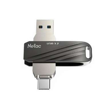 Flash-носитель Netac USB Drive 128GB US11 NT03US11C-128G-32BK USB3.0 черный/серебристый