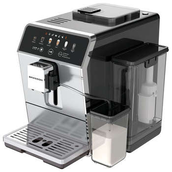 Кофемашина BRASSON автоматическая ACM-1592A, дисплей, капучинатор, 6 напитков, 1450 Вт, 20 бар, 457886