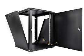 Шкаф, стойка ЦМО Шкаф телекоммуникационный настенный разборный ЭКОНОМ 12U (600 x 520) дверь металл, цвет черный (ШРН-Э-12.500.1-9005)