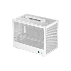 Корпус DEEPCOOL для ПК Bad Pack CH160 MESH WH mini-ITX, USB3.0X2, USB-C Gen2X1, AudioX1, 3.5"X1, 2.5"X1,TG, White