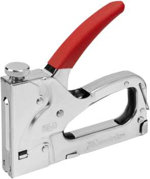 Строительный степлер MATRIX Степлер ручной 40901 скобы тип 140  / 36 гвозди тип 300 / 500