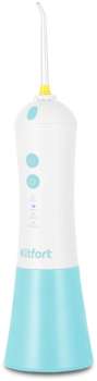 Ирригатор KITFORT КТ-2958-3 портатив. 4насад. бирюзовый/белый