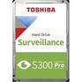 Жесткий диск HDD Toshiba 10TB Surveillance S300 Pro  {SATA 6.0Gb/s, 7200 rpm, 512Mb buffer, 3.5" для видеонаблюдения}