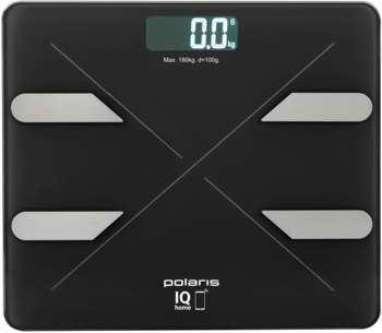 Весы POLARIS напольные электронные PWS 1898 IQ Home макс.180кг черный