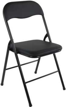 Стул BRABIX Golf CF-007 комплект 4шт искусственная кожа черный металл черный на ножках