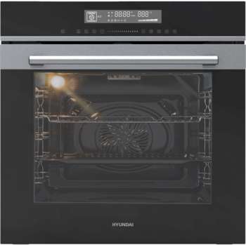 Духовой шкаф HYUNDAI Электрический HEO 6773 IX черный/нержавеющая сталь