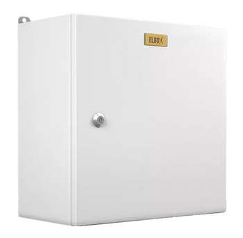 Шкаф электрический ELBOX Шкаф электротехнический EMW-800.500.300-1-IP66 потол.пан. пан.основ. монтаж.пан. одноствор. напольный 800мм 500мм 300мм 285мм IP66 несъемн.бок.пан. 150кг серый сталь уличный всепогодный