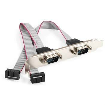 Контроллер EXEGATE EX298292RUS Планка портов в корпус 2xCOM BrctDB92