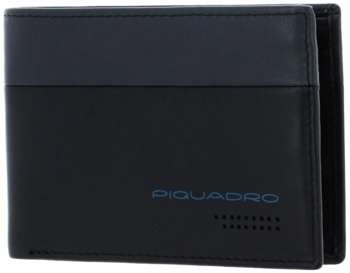 Кошелек PIQUADRO мужской Urban PU1392UB00R/NGR черный/серый натур.кожа