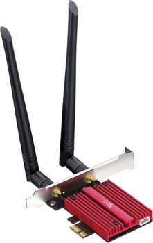 Сетевая карта CUDY Wi-Fi + Bluetooth WE9300 BE9300 PCI Express x1  2ант.