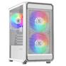 Корпус XASTRA A303M 3FRGB White mATX/Mesh/ tempered glass / 2x140mm + 1x120mm FRGB fans/ Door/ A303M-2FC14F-1FC12F-D-WH