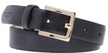 Ремень THE BRIDGE женский Berenice 03245401/30-100 100х2.5см черный натур.кожа