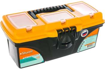 Сумка для инструментов STURM! Ящик для инструментов TBPROF13 7л 1отд. черный/оранжевый