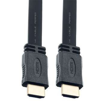 Видеокабель Perfeo Кабель HDMI A вилка - HDMI A вилка, плоский, ver.1.4, длина 3 м.