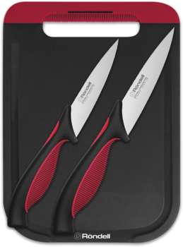 Нож кухонный RONDELL Набор ножей кухон. Arsenale RD-1975 компл.:3предм. разд.дос. черный/красный блистер