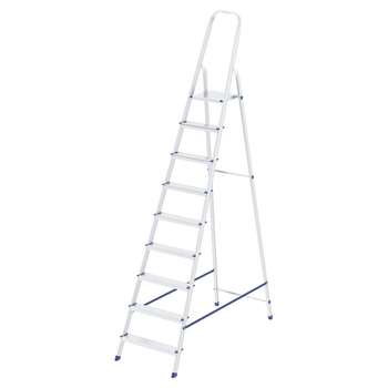 СИБРТЕХ Стремянка, 9 ступеней, алюминиевая, Россия [97719]