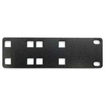 Серверный шкаф HYPERLINE Полка PMV1-RAL9005 Кронштейн для крепления 19 дюймового и вертикального оборудования сбоку стоек