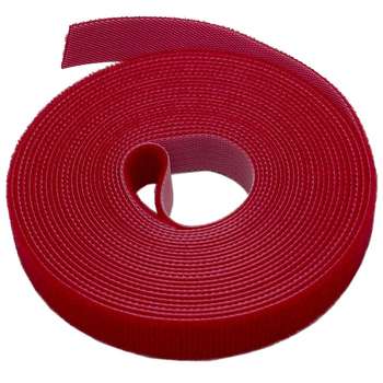 Серверный шкаф HYPERLINE Крепеж WASNR-5x9-RD Лента в рулоне, ширина 9 мм, длина 5м, красная