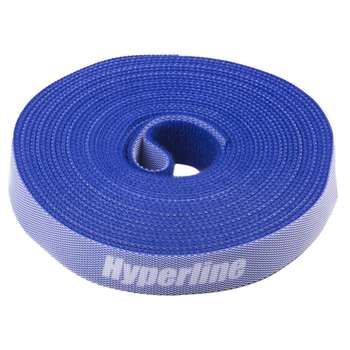 Серверный шкаф HYPERLINE Крепеж WASNR-5x16-BL Лента в рулоне, ширина 16 мм, длина 5м, синяя
