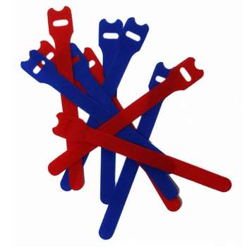 Серверный шкаф HYPERLINE Крепеж WASN-125-mix-10 Хомут для кабеля, липучка с мягкой застежкой, 125x14мм, цвет в ассортименте