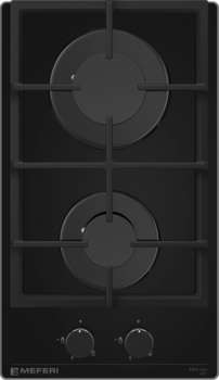 Варочная поверхность MEFERI Газовая Glass Light MGH302 черный