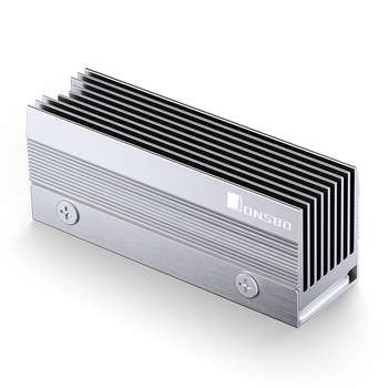 Кулер для памяти Noname Радиатор для SSD M.2 2280 JONSBO M201 Silver (серебристый)