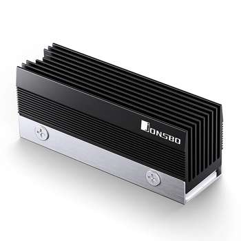 Кулер для памяти Noname Радиатор для SSD M.2 2280 JONSBO M201 Black (черный)