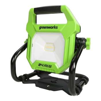 Фен технический GREENWORKS Фонарь светодиодный Greenworks, 24V / 220V, без АКБ и ЗУ [3401307]