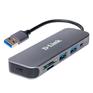 USB-носитель D-Link Концентратор DUB-1325/A1A  с 2 портами USB 3.0, 1 портом USB Type-C, слотами для карт SD и microSD и разъемом USB 3.0 {30}