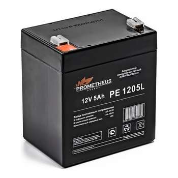 Аккумулятор для ИБП PROMETHEUS ENERGY PE1205L  аккумулятор свинцово-кислотный {срок службы 10 лет}