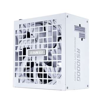 Блок питания Noname Lian Li RS1000G / White / ATX 3.1, 1000W, 80 PLUS Gold, PCIe 5.1, APFC, 135mm FDB Fan, Fully Modular / G9P.RS1000G.W000.RU