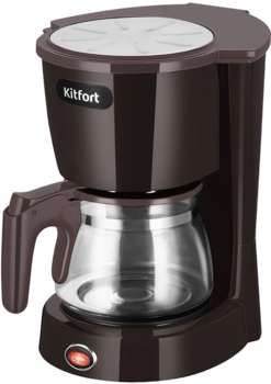 Кофеварка KITFORT капельная КТ-7591 550Вт коричневый