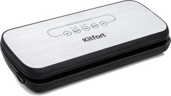 Вакуумный упаковщик KITFORT КТ-1502-2 110Вт 12л/мин 0.8Бар шир.пак.:28см черный/серый