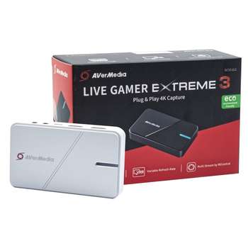 ТВ-тюнер AVER Media Устройство видеозахвата внешнее Live Gamer Extreme 3, White  RTL