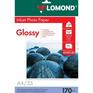 Фотобумага Lomond 0102143  односторонняя глянцевая А4, 170г/м2, 25 листов