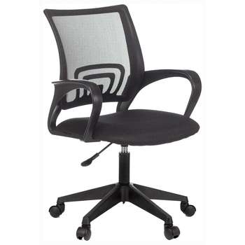 Кресло BURO Бюрократ CH 696, на колесиках, сетка/ткань, черный [ch 696 black]